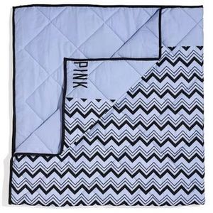 Victoria's Secret Lavender Zig Zag Twin Comforter